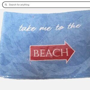 Swimsuit Wet Bag 11x9 Blue Travel Pouch NWT Beach / Pool Bathing Suit Bag